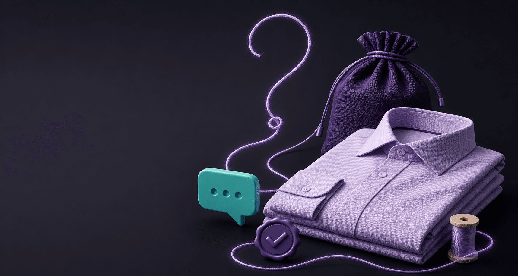 LNDRY support route connecting garment care questions to secure help